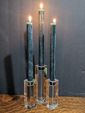 Crystal candlesticks square for sale  Lacey