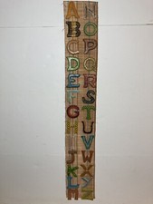 Handcrafted wood alphabet for sale  Knoxville