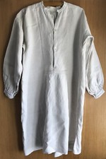 Camisa chemise antiga rústica francesa pesada linho cru trabalho trabalho | M comprar usado  Enviando para Brazil