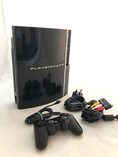Używany, Sony PS3 PlayStation 3 FAT 80GB czarna konsola / przetestowana działa : 10 DARMOWYCH GIER na sprzedaż  Wysyłka do Poland