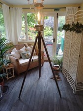 Steampunk industrial tripod for sale Steampunk industrial tripod for sale  HALSTEAD