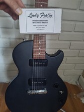 CORPO CARREGADO Epiphone Les Paul Special Worn Preto Lindy Fralin P90s comprar usado  Enviando para Brazil