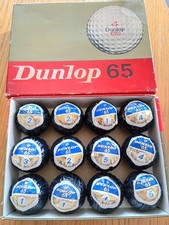 dunlop 65 golf balls for sale  FAIRFORD