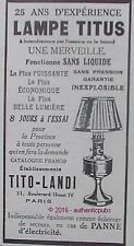 Publicite tito landi d'occasion  Cires-lès-Mello