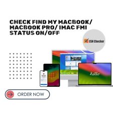 Verifique o status Find My Macbook/Macbook Pro/Mac FMI ligado/desligado, usado comprar usado  Enviando para Brazil