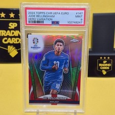 Jude Bellingham Inglaterra Real Madrid Topps Chrome 2024 Euro Hero Variation PSA 9 comprar usado  Enviando para Brazil