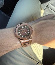 S&S 40MM Automatic rose gold Watch Miyota 8215 Sapphire Crystal men gift comprar usado  Enviando para Brazil