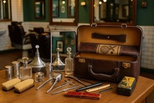 Vintage barber hairdresser d'occasion  Expédié en Belgium