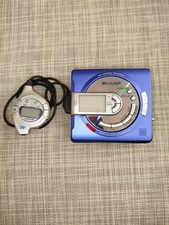 Gravador portátil de minidisco SHARP MD MS 701 com microfone. comprar usado  Enviando para Brazil