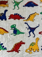Cortina de chuveiro vintage 1987 dinossauro transparente 71” banheiro sábado cavaleiros primário anos 80 comprar usado  Enviando para Brazil