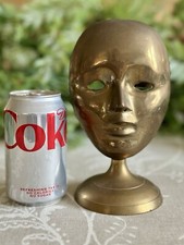 Vintage brass mask for sale  SALISBURY