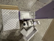 Boneca arco-íris alta banheira pia vaso sanitário cama cauch mesa computador comprar usado  Enviando para Brazil
