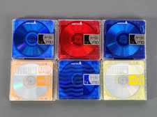 6 Minidiscos Usados Prime Media 74 Minutos Pastel Wave Color Series MD Design Raro comprar usado  Enviando para Brazil