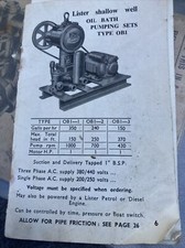 Lister shallow well for sale  HITCHIN