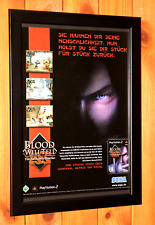 2006 Blood Will Tell PlayStation 2 SEGA Antigo Promo Pequeno Pôster/Página de Anúncio Emoldurada comprar usado  Enviando para Brazil