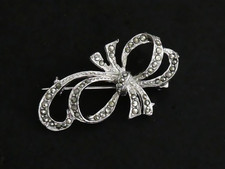 Vintage silvertone marcasite for sale  WORKSOP