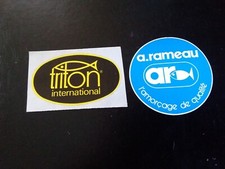 Anciens autocollants pêche d'occasion  Le Grand-Pressigny