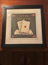 Texas hold framed for sale  Anniston
