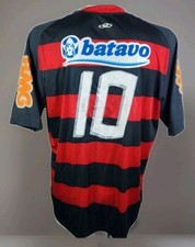 CAMISA FLAMENGO RARA FUTEBOL BRASILEIRO 2010 Olympikus #10 RONALDINHO XL comprar usado  Enviando para Brazil