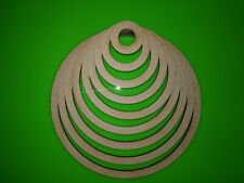 Usado, ANÉIS DE MDF Formas Artesanais com/fora Furo Vários Tamanhos 3mm MDF Círculo comprar usado  Enviando para Brazil