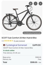Slightly used scott for sale  LONDON