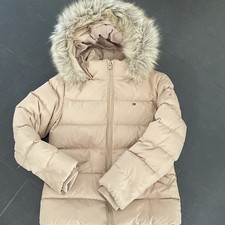Beige daunenjacke tommy gebraucht kaufen  Osnabrück