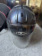 Capacete de motocicleta HJC IS-33 II rosto aberto escudo transparente preto fosco pacote tamanho M comprar usado  Enviando para Brazil