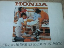 Usado, 1971 Line Up Honda Brochura CB750FOUR CB350 CB450 CB250 CB125 SL350 SL125 cb50 comprar usado  Enviando para Brazil