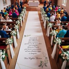 Tappeto matrimonio tutte usato  Napoli