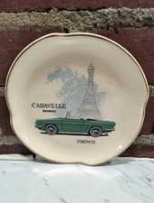 Raro Plato Francés Cafavelle Automóvil Edición Coleccionista Vintage 6" Francia segunda mano  Embacar hacia Mexico