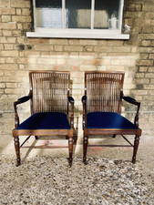 Pair antique armchairs for sale  BEDFORD