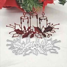 Christmas candles metal for sale  SOLIHULL