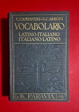 Vocabolario latino italiano usato  Italia