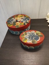 Handbemalte spanschachteln blu gebraucht kaufen  Pforzheim