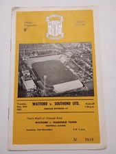 29.10.1963 watford southend for sale 29.10.1963 watford southend for sale  SUDBURY