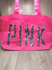 Bolsa tote Victoria's Secret rosa compras academia praia supermercado rosa quente , usado comprar usado  Enviando para Brazil
