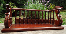 Mahogany library balustrade for sale  EXETER
