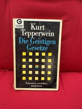 Geistigen gesetze kurt gebraucht kaufen  Tanna