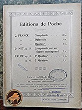 Franck miniature score for sale Franck miniature score for sale  YORK