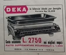 Pubblicita vintage deka usato  Molfetta