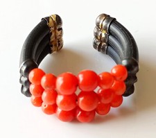 Bague corail extensible d'occasion  Digne-les-Bains