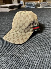Boné de beisebol Gucci monograma tamanho M ajustável lona EUA comprar usado  Enviando para Brazil