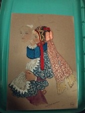 Carte postale tissus d'occasion Carte postale tissus d'occasion  Sainte-Colombe