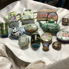 Collection 14enamel brass for sale  Cortland