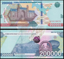 Uzbequistão 200000 Som 2022 P 93 Nova Nota UNC comprar usado  Enviando para Brazil