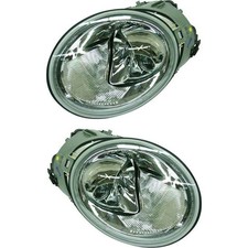 Conjunto de faróis para 2002-2004 Volkswagen Beetle Turbo S halogênio LH e RH com lâmpada comprar usado  Enviando para Brazil