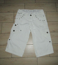 Weiße jeans caprijeans gebraucht kaufen  Stendal