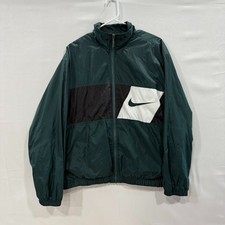 Jaqueta corta-vento vintage Y2K Nike masculina M verde preta branca zíper completo comprar usado Jaqueta corta-vento vintage Y2K Nike masculina M verde preta branca zíper completo comprar usado  Enviando para Brazil