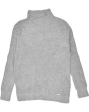 Usado, Suéter feminino Michael Kors gola tartaruga Reino Unido 12 cinza médio FD04 comprar usado  Enviando para Brazil