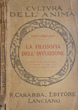 Filosofia dell intuizione. usato  Italia